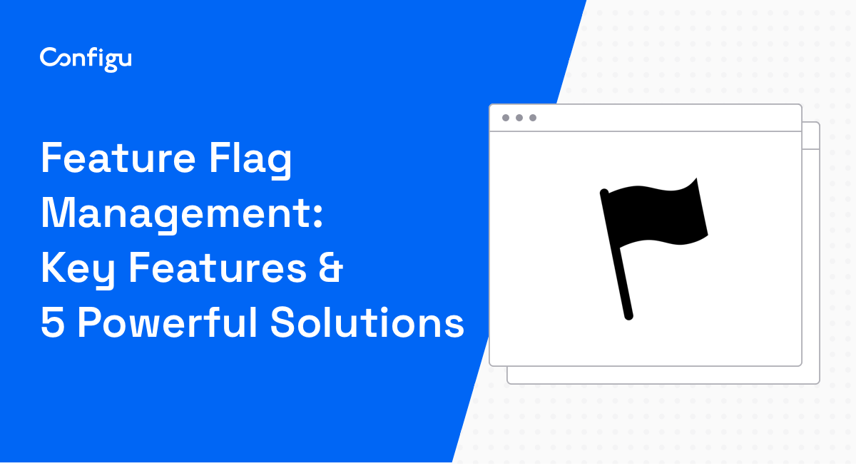 Feature flag management blog banner